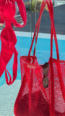 Aria Shoulder Bag Red