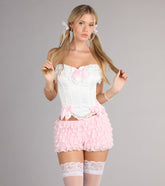 Little Bo Peep Satin Corset Top