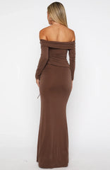 I'm Not Sorry Maxi Skirt Coffee