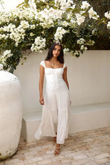 Party Favour Maxi Dress White