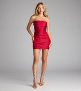 Caught In The Curve Mini Dress