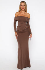 I'm Not Sorry Maxi Skirt Coffee