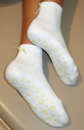 Flower Power Grip Socks Honey