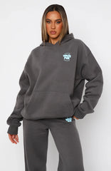 With Love For You Oversized Hoodie Volcanic