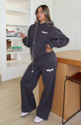 Vol. 1 Wide Leg Sweatpants Charcoal