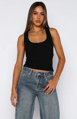 Members Only Tank Top Black