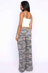 Make Me Promises Pants Camo Print