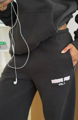 Vol. 1 Wide Leg Sweatpants Charcoal