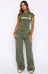 Ready To Go Baby Tee Khaki