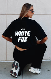 Offstage Back Graphic Oversized Tee Monochrome