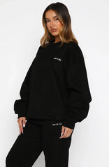 Test Drive Oversized Sweater Black