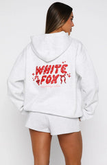 Christmas Feeling Oversized Hoodie Grey Marle