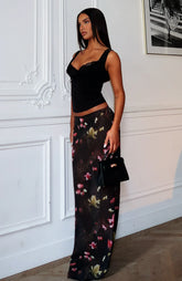 Sunday Strolls Maxi Skirt Lace And Bloom