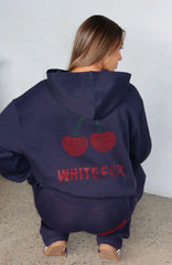 Made With Love Oversized Hoodie Navy