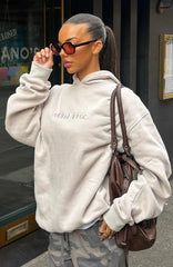 Stay Lifted Oversized Hoodie Moon