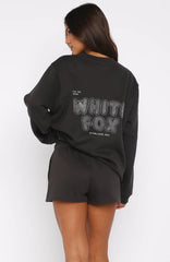 Forever Is Ours Oversized Sweater Charcoal