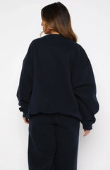 Test Drive Oversized Sweater Dark Navy