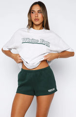 Brand New Start Lounge Shorts Forest Green