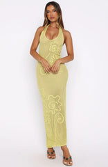 Only You Knit Maxi Dress Citrus