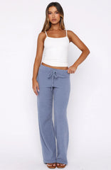 Act Natural Knit Pants Steel