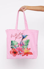 Morning Calm Tote Bag Pink