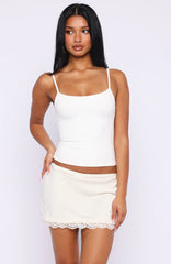 Love For A Lifetime Mini Skirt Cream