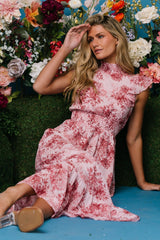 Kearny Ruffle Maxi Dress | Pink Floral