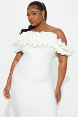 Statements Like This Midi Dress - White