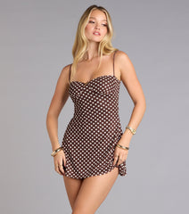 Dot to Trot Polka Dot Mini Dress