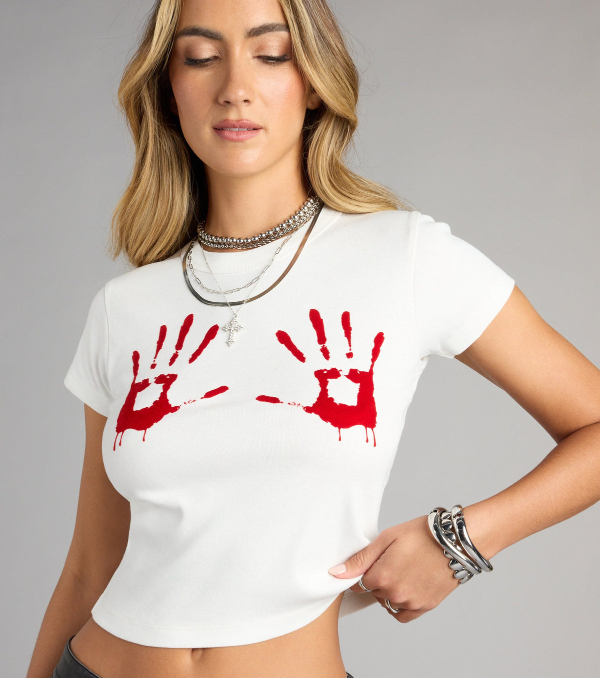 Hands On Graphic Baby Tee