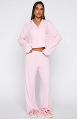 Bedtime Bliss Pyjama Set Soft Pink