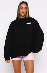 Club 14 Peyton Oversized Sweater Black