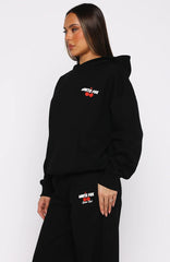 Club 14 Cassie Boxy Hoodie Black