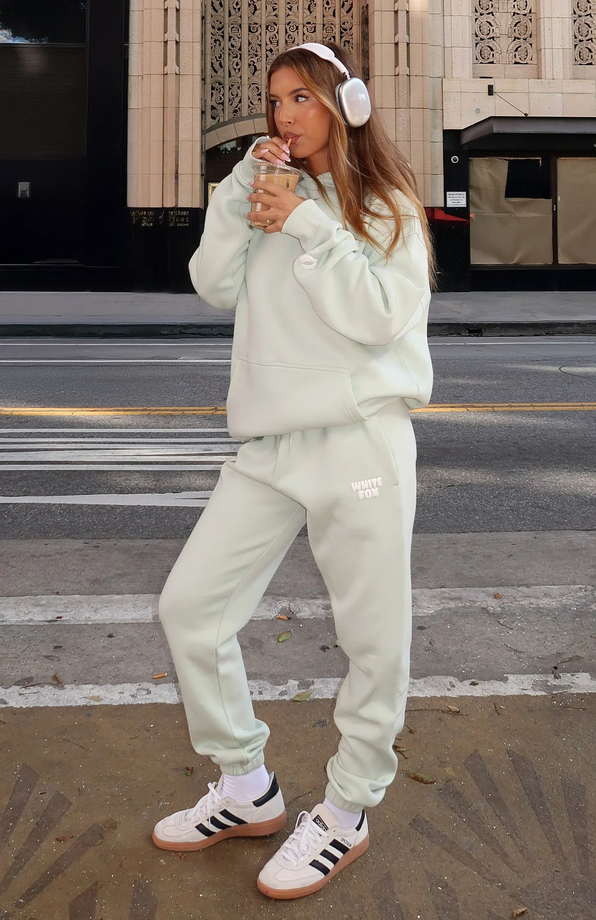 11th Street Keeping It Real Sweatpants Iced Matcha