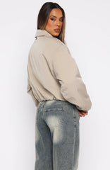 Back To Friends Jacket Sand