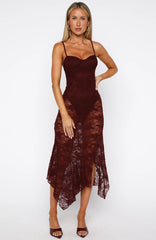 Darling Girl Midi Dress Port