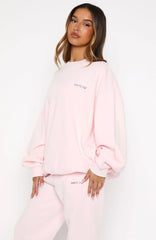 Test Drive Oversized Sweater Icy Pink