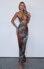 The Empress Maxi Dress Ophidian Feather