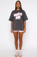 Daydreamers Angelina Oversized Tee Volcanic