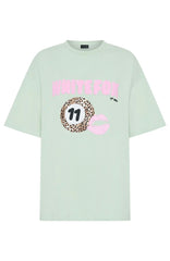 11th Street Concrete Jungle Oversized Tee Iced Matcha