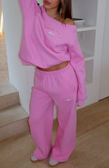 Vol. 1 Wide Leg Sweatpants Bubblegum