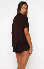 Dreamscape Pyjama Set Chocolate