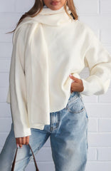 Luxe Layers Knit Sweater Cream