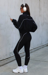 Victory Jacket Black/White