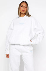 Daydreamers Nadia Oversized Hoodie Grey Marle