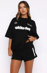 Ready To Go Oversized Tee Black