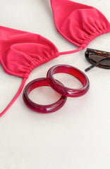 Benji Bracelet Set Red