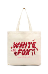 Christmas Feeling Tote Bag Cream