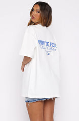 Having My Way Oversized Tee White