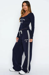 Found You Out Track Pants Navy